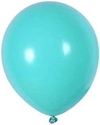 Teal Balloons,Tiffany Blue Balloons,12inch 100 pcs Turquoise Balloon for Party Decoration paty Graduation Decoration