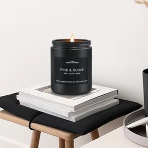 Scented Candles for Men, 4 Pack Candles for Home - Gifts for Men - 28oz 200 Hour Long Lasting Scented of Cedar Oakmoss/Pine & Clove/Magnolia & Sandalwood/Amber Patchouli