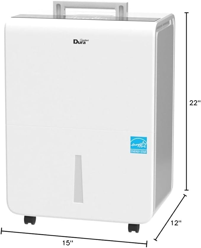 Dehumidifier for Basement,Energy Star Certified for 4500 Sq.Ft Large Room, MAX to 70 Pints/day, included 16.4 Feet Drain Hose and Pump,White