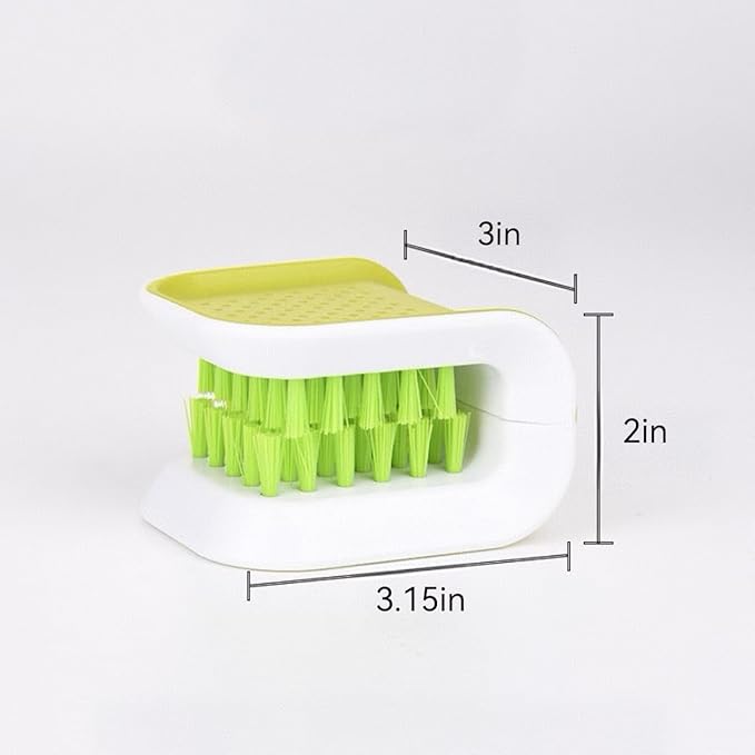 U-Shaped Double-Sided Brush, a Special Cleaning Brush for Household Kitchen Utensils Such as Spoons, Chopsticks, Knives, and Forks. Gentle on Hands.