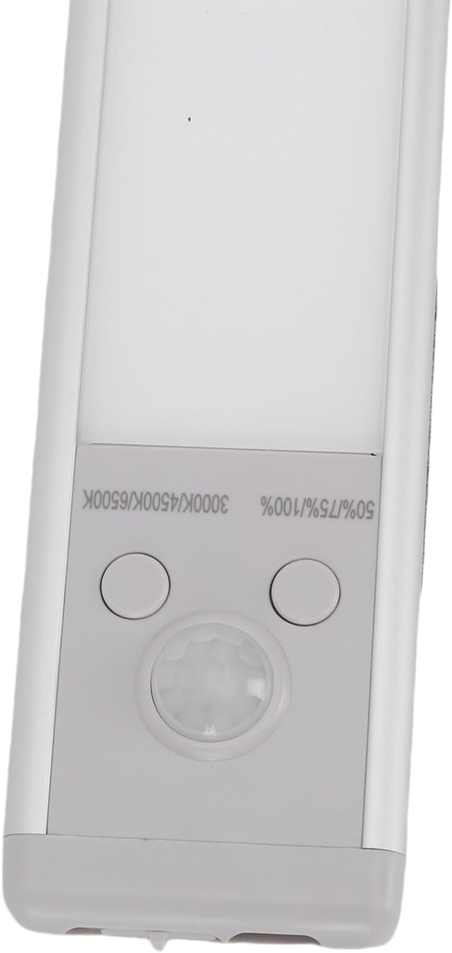 GOWENIC 9.4in Under Cabinet Lighting, Rechargeable Motion Sensor Light Indoor, Stick On Battery Operated Magnetic Closet Lights, Wireless Under Counter for Kitchen, Pantry, Stairs