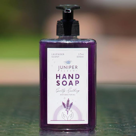 Antibacterial Hand Soap with Pump, Lavender Scent, Liquid Hand Soap 17 Fl Oz (Pack of 6)