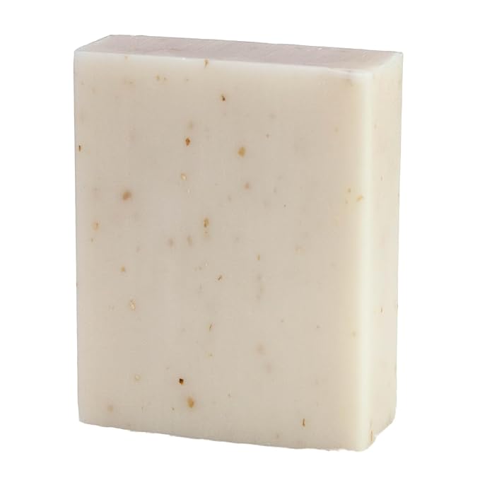 Oatmeal & Bran Scented Natural Soap Bars (12 Bars), 3.5oz Moisturizing French Triple Milled Soap Bars Enriched with Shea Butter - Pure Plant Oil Bath & Body Bars