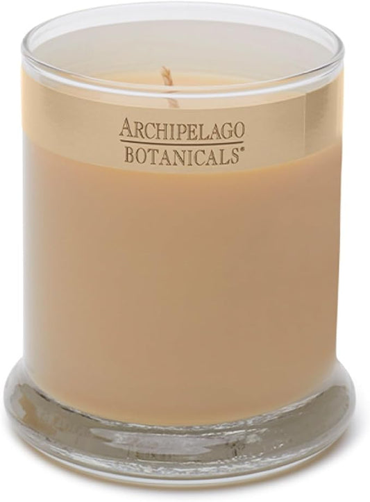 Archipelago Botanicals Kashmir Glass Jar Candle, Kashmir Vanilla, Orange Blossom and Sandalwood Scent, Lead-Free Candle Wicks, Burns Approx. 60 Hours (8.6 oz)