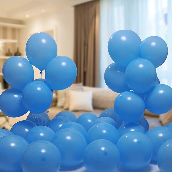 300 Pack Light Blue Balloons 12 inch Blue Latex Party Balloon Bulk for Various Party Events Decorations