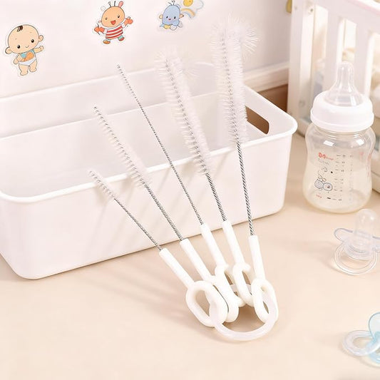 Bottle Cleaning BrushesStraw Cleaner Brush Extend, Long Straw Cleaner Brush Set, Straw Cleaner Brush Extend, 5 Set of Bottle Brush Flexible Cleaning Brushes Kitchen Nylon Multifunction