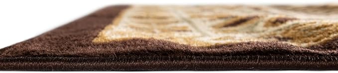 Rugs.com Chateau Collection Rug – 5x8 Brown Medium-Pile Rug Perfect for Bedrooms, Dining Rooms, Living Rooms