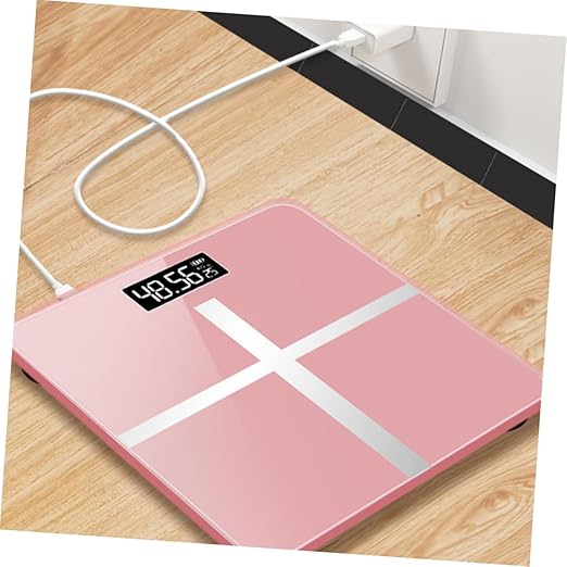 USB Rechargeable Professional Body Weight Scale Toughened Glass Precise Home Smart Weighing Scale for Accurate Daily Weight Management