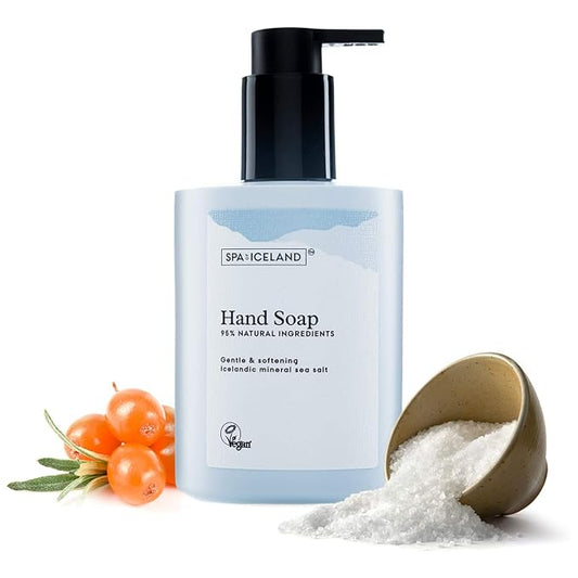Gentle Softening Liquid Hand Soap - Hydrating Natural Antibacterial Handsoap Wash With Sea Buckthorn For Soft Hands - Preserve Moisture & Remove Bacteria - Refreshing Scent - 300ml
