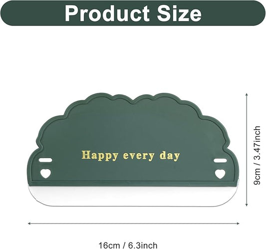 3Pcs Silicone Sink Squeegee, Mirror Squeegee, Kitchen Countertop Squeegees, Cloud Water Wiper Scraper for Sink Tiles, Cleaning Tools for Car Window Bathroom