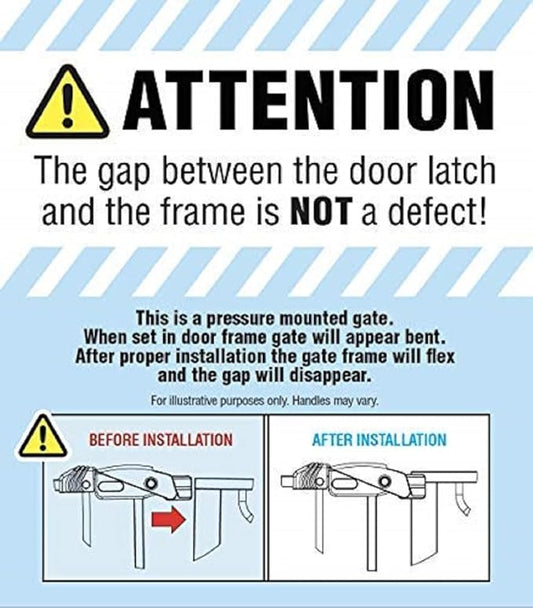 Regalo 38.5-Inch Extra Wide Baby Gate – Pressure Mount Baby and Pet Safety Gate for Bottom of Stairs & Doorways – Tested and Trusted, American Designed, American Owned