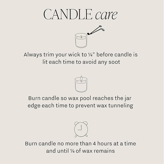 Sweet Water Decor Cozy Season Soy Candles - Fall Candles with Woods, Warm Spice, and Citrus Scent for Home Decor - Soy Candle with 50 Hours Burn Time - 11Oz Wood Lid White Jar Candles Fall Scents
