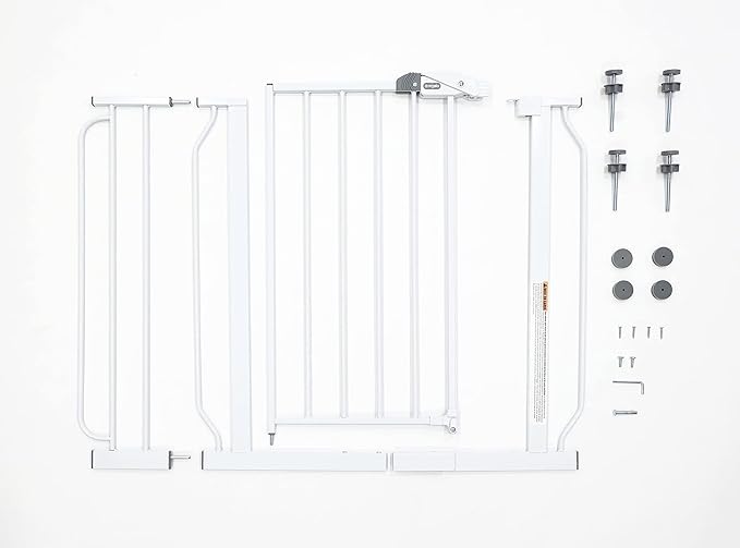 Regalo 38.5-Inch Extra Wide Baby Gate – Pressure Mount Baby and Pet Safety Gate for Bottom of Stairs & Doorways – Tested and Trusted, American Designed, American Owned