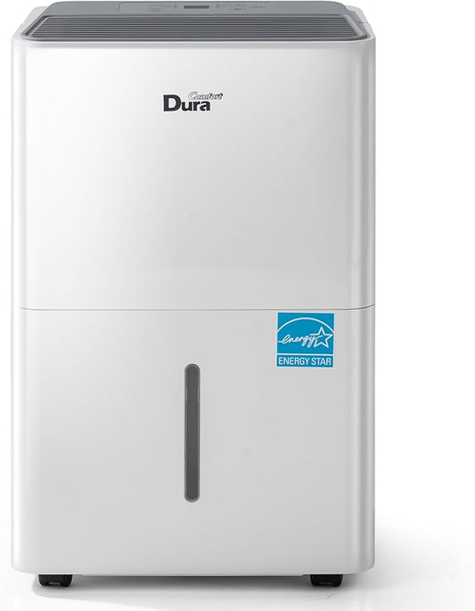 DuraComfort Dehumidifier for Basement,Up to 2500 Sq.Ft Small to Middle Rooms,Max to 35 Pints, Energy Star Certified Dehumidifiers,2024 New Model,White