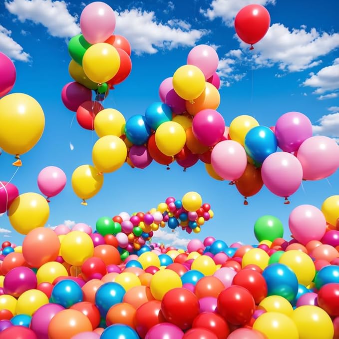 1500 Pack Balloons 15 Kinds Colors 12 inch Rainbow Latex Party Balloon Bulk for Various Party Events Decorations