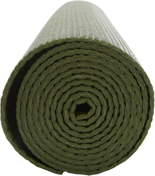 Everyday Yoga Deluxe Mat - 72"L x 24"W Non Slip Exercise Mat, Anti-Tear, 3-5mm Thickness for Yoga, Pilates & Floor Workouts
