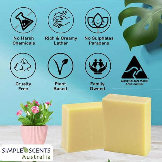 Honeysuckle Scented Natural Soap Bars (12 Bars), 3.5oz Moisturizing French Triple Milled Soap Bars Enriched with Shea Butter - Pure Plant Oil Bath & Body Bars