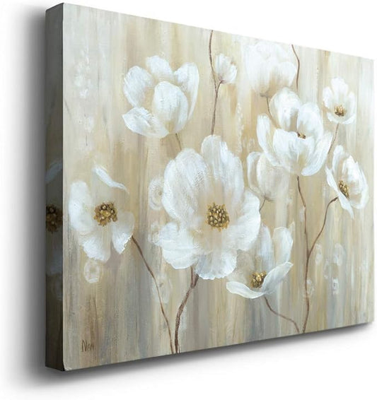 Home Decor Landscape Canvas Wall Art Abstract Floral Painting Modern Pictures Artwork Decoration for Living Room Kitchen Bathroom Office, Ready to Hang, 24x36