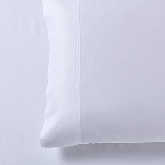 Royal Hotel Bedding ABRIPEDIC Sheets, Viscose from Bamboo, Sheet Set, Super Queen, 600 Thread Count, Silky Soft, Hypoallergenic, White