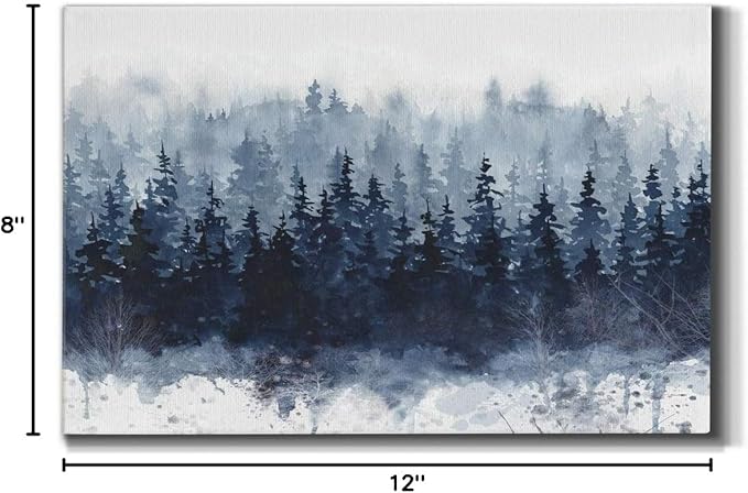 Wexford Home Home Decor Landscape Canvas Wall Art Abstract Floral Painting Modern Pictures Artwork Decoration for Living Room Kitchen Bathroom Office, Ready to Hang