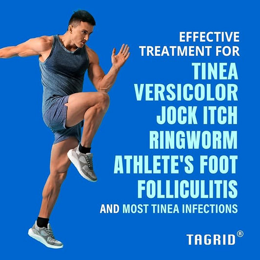 TAGRID 7X FAST Antifungal Soap Kit: Multi-Functional Clinically Proven Kit for Ringworm, Folliculitis, Jock Itch, Athlete's Foot, and Seborrheic Dermatitis