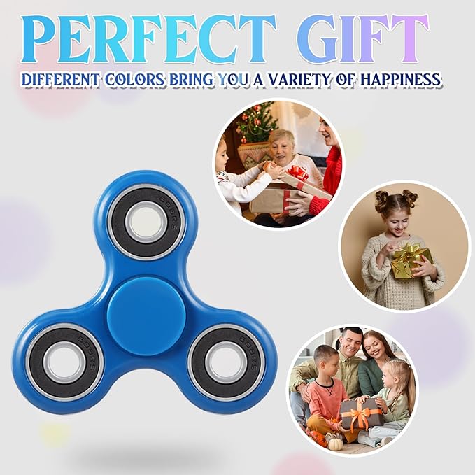 Fidget Spinner Toy Bulk Sensory Fidget Toy for Adults Kids Party Favors Classroom Prizes Gift Bag Fillers Stress Relief(Morandi,18 Pcs)