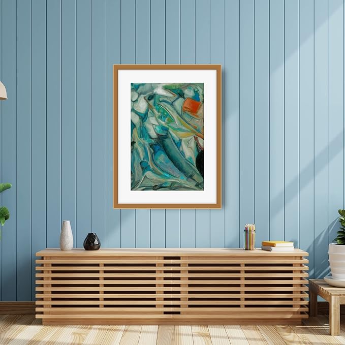 ATENSHI ART Influence by Mario Angel, Abstract Art Poster, Wall Decor, Modern, Large Wall, Unframed Artwork Decoration Living Room, Premium Matte Photo Paper (Matte Photo Paper 4 x 6 Inches)