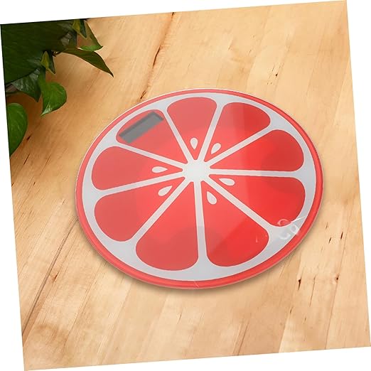 Cartoon Tempered Digital Weight Scale Small Portable Body Balance Scale for Travel and Home Use with Compact Lightweight Design