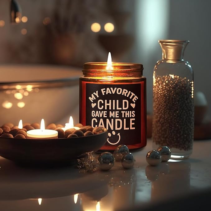 Birthday Gifts for Mom from Daughter Son - Mothers Day Relaxing Candles for Women Stress Relief - Funny Gifts for Grandpa Grandma Grandparents - Lavender Vanilla Soy Wax Scented Candle