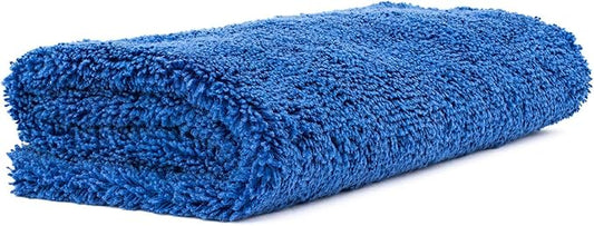 The Rag Company - Creature Edgeless Auto Detailing Towels (10-Pack) Professional 70/30 Blend, Dual-Pile Plush Microfiber, Buffing & Polishing, 420gsm, 16in x 16in, Royal Blue