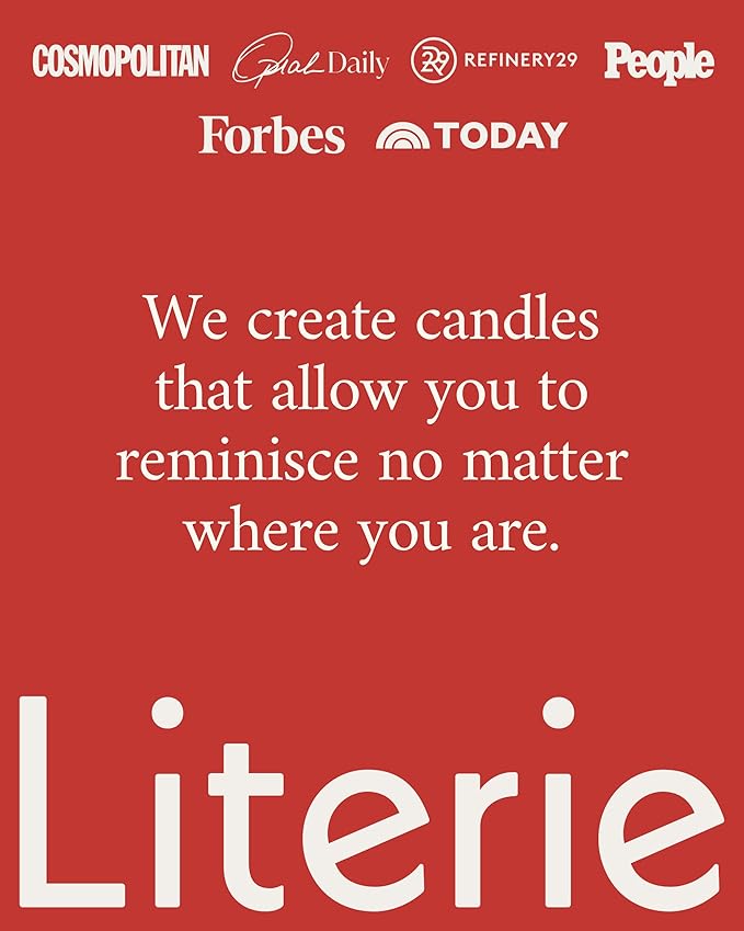 Literie Miami Inspired Scented Candle: Bottle Service - Spirits & Muddled Fruit Scent, 7.5oz, 40 Hour Burn, Vegan Soy & Coconut Blend Candle for Home Decor, Gift for Women & Men