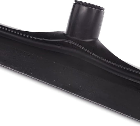 SPARTA 3656703 Plastic Floor Squeegee, Shower Squeegee, Heavy Duty Squeegee With Rubber Blade For Windows, Glass, Shower Doors, Floors, Windshields, 20 Inches, Black, (Pack of 6)