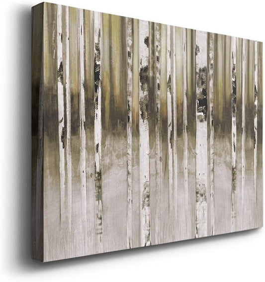 Wexford Home Decor Landscape Canvas Wall Art Abstract Floral Painting Modern Pictures Artwork Decoration for Living Room Kitchen Bathroom Office Ready to Hang Fern Creek 32x48