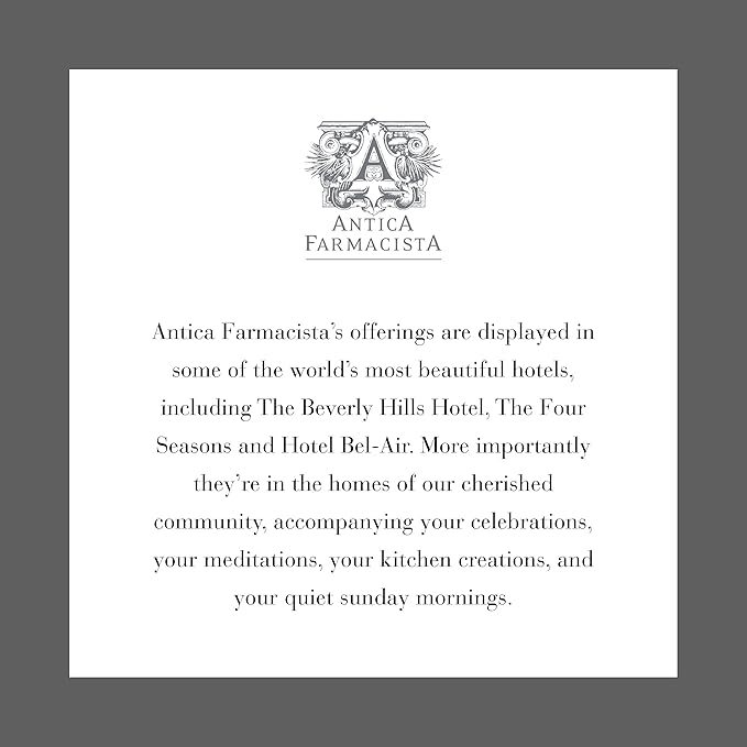 Antica Farmacista Home Ambiance Diffuser,Tarmac, 10.8 Fl Oz