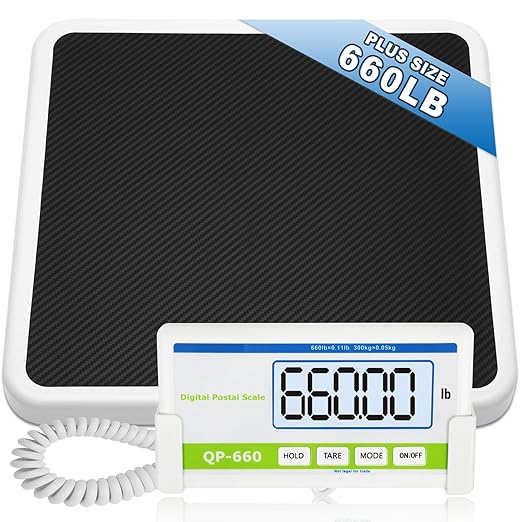 Medical Scale 660lb, Extra Wide Medical Grade Physician Scale for Body Weight with 13"x12.6" Platform for Home, Office, Hospital, Gym & Bariatric etc