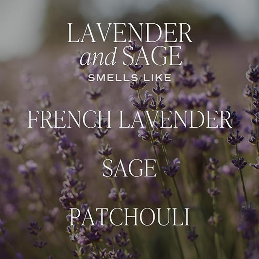 Sweet Water Decor Lavender and Sage Reed Diffuser – Room Decor Aesthetic with Long-Lasting Premium Fragrance of French Lavender, Lime, Fern Leaves for 4 Months – Ideal for Aromatherapy and Home Decor