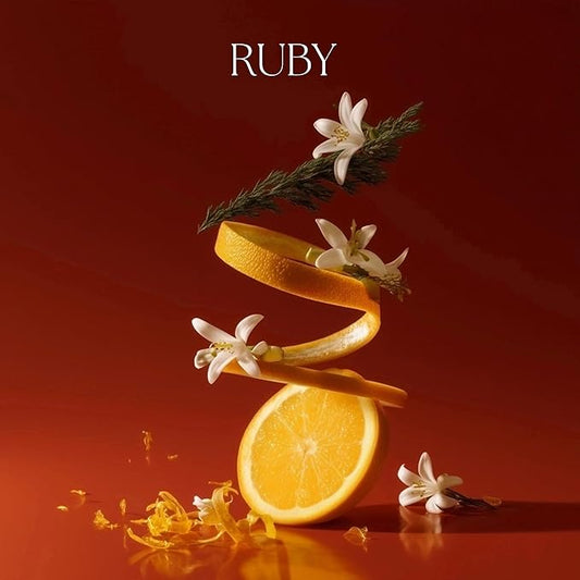 Levona Scent Essential Oil - Fresh Aroma for Home, Office, Hotel & Spa, Ideal for Humidifiers & Diffusers, Hotel Fragrance with Orange Rind & Watery Notes - 500ml / 17 fl oz, Ruby