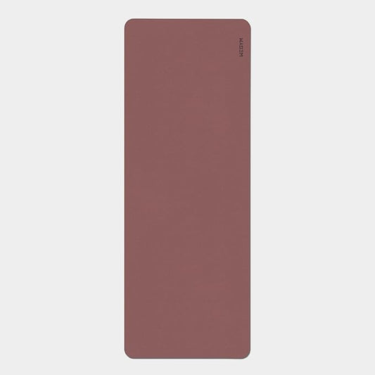 WeGym Yoga Mat, 4mm Cushioned Exercise Mat for Yoga, Pilates, Home Workouts - Anti Slip Polyurethane Suede Yoga Mat with Carrying Strap