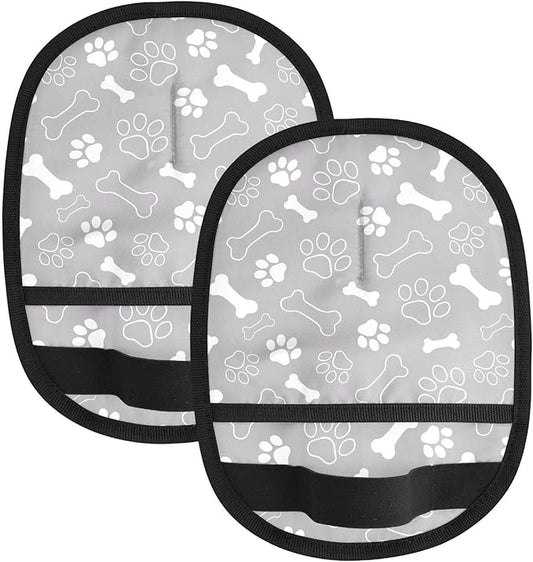 Pet Grooming Gloves Reusable Dog & Cat Hair Remover for Furniture, Car Interiors Multi-Surface Deshedding Tool for Carpets, Bedding & Home Cleaning