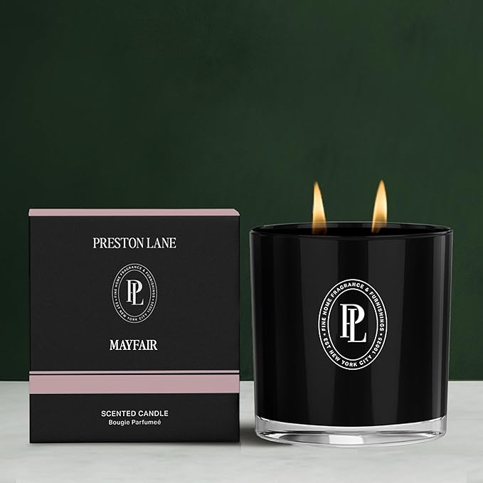 The Scented Candle, Luxury Candle with Vegan, Soy Wax Blend, Mayfair, 7.5 Oz