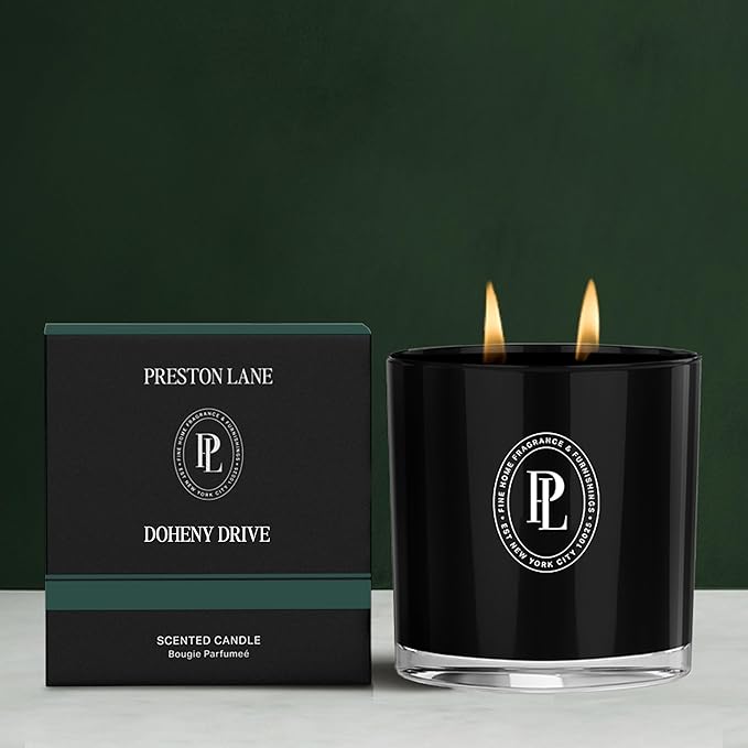 The Scented Candle, Luxury Candle with Vegan Soy Wax Blend, Doheny Drive, 7.5 Oz