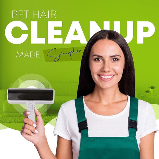 Pet Hair Remover, Reusable Roller for Cat and Dog Hair Remover for Furniture, Couch, Carpet and Car Seats, for Pet Lovers Stocking Stuffers, Eco-Friendly, No Refills Needed