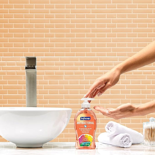 Softsoap Liquid Hand Soap, Crisp Clean Scent Hand Soap, 11.25 Ounce, 6 Pack
