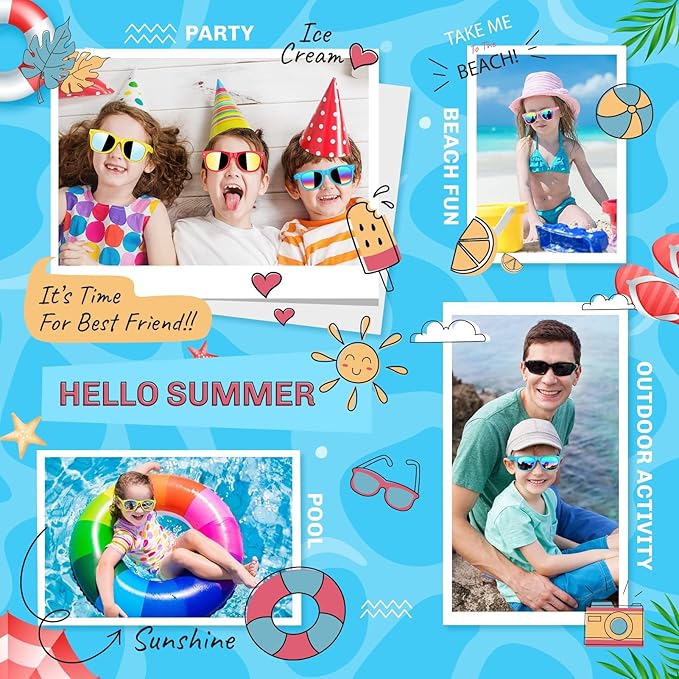 GINMIC Kids sunglasses Party Favors, 36Pack Kids, Boys and Girls Sunglasses Bulk Age 3-8 with UV400 Protection,Party Favors For Kids, Birthday Classroom Goodie Bags Party Supplies