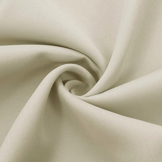 DWCN Blackout Curtain for Bedroom, Room Darkening Thermal Insulated & Light Blocking Window Drapes for Living Room/Kids Room, W42 x L54 Inch Length, Set of 2, Light Beige