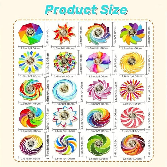 40 Pack Colorful Mini Fidget Spinners Bulk, Party Favors Birthday Gifts Christmas Stocking Stuffers for Kids Adults, Sensory Toys for Boys Girls ADHD Stress Relief, Treasure Box Classroom Prizes