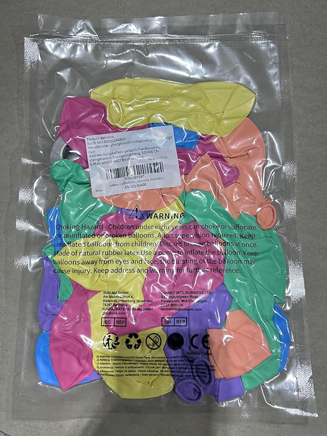60 PCS Pastel Balloons, 12 Inch Macaron Latex Balloon Pastel Multicolor Party Balloons Assorted Color Rainbow Helium Balloon for Girl Birthday Wedding Anniversary Baby Shower Party Decorations