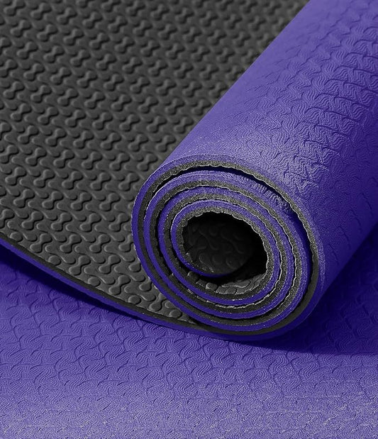 IUGA Yoga Mat Thick Non Slip Anti-tear Pilates Mat Eco Friendly Hot Yoga Mats for Workout & Exercise(72"x 24"x 6mm)