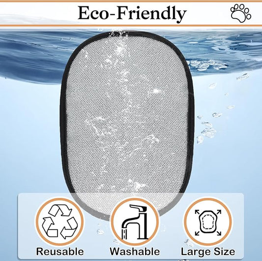 FlowFish 1 Pack Pet Hair Removal Electrostatic Glove for Dogs and Pets, Washable & Reusable Electrostatic Pet Hair Remover Glove, Durable Pet Hair Removal Tool for Multi-Occasions