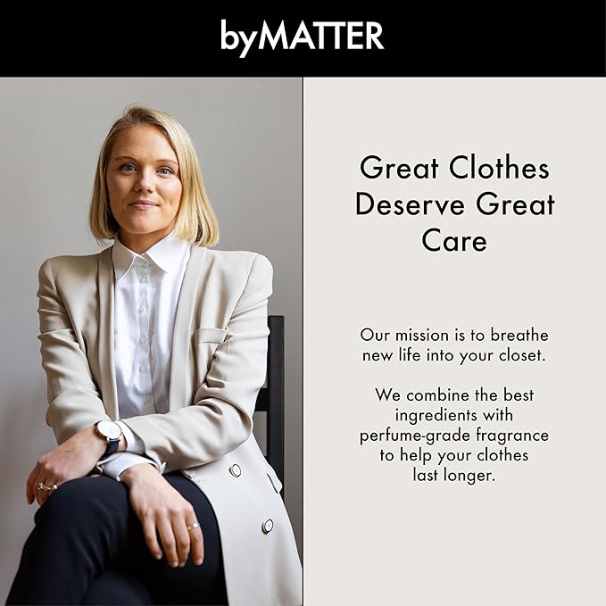 byMATTER Another Day Clothes Refresher Spray – Fabric Freshener, Luxury Perfume, Dry Wash Mist For All Clothing Types, Plant Based, Odour Eliminating, Linen Spray for Clothes (100ml / 3.4 Fl Oz)